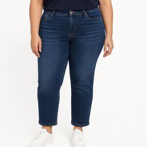 Torrid Womens boyfriend straight jeans Size 26 plus medium wash high rise casual